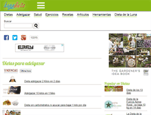 Tablet Screenshot of hagodieta.com